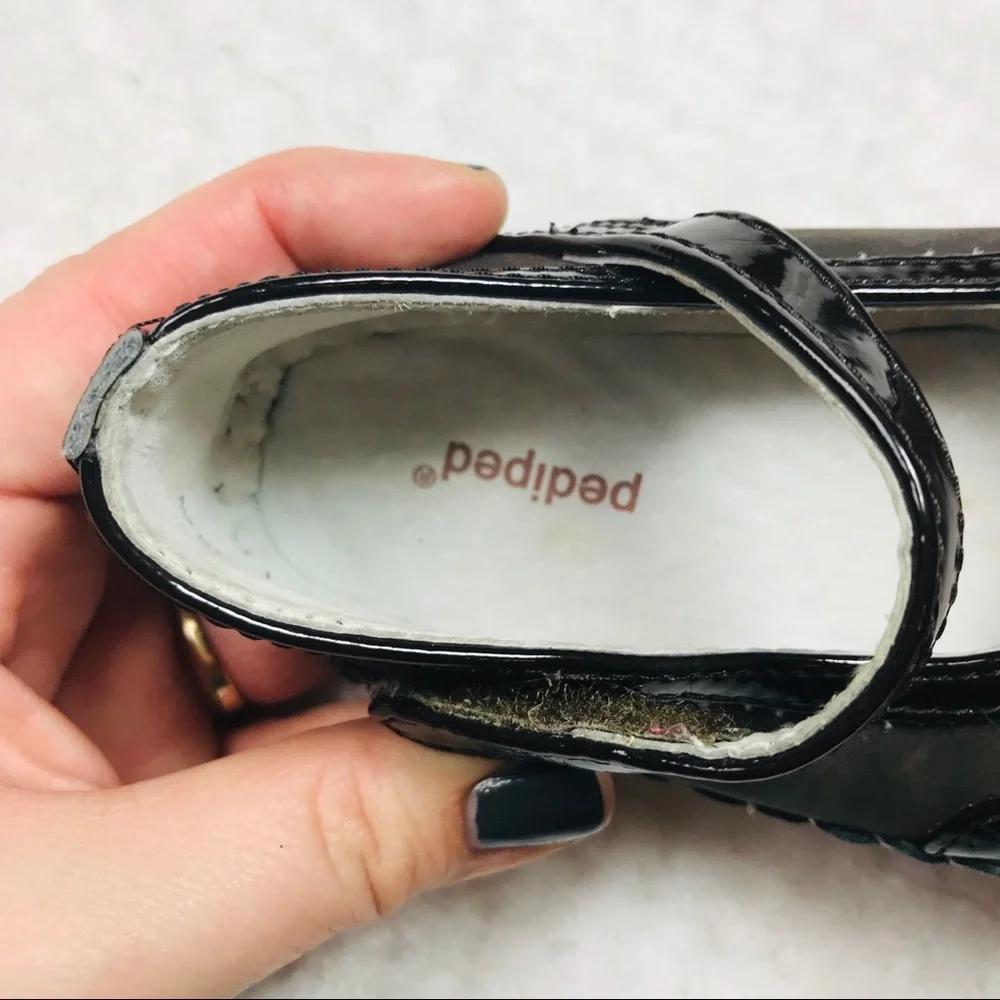 COPY - Pediped all leather Mary Jane crib shoes Sz 18-24